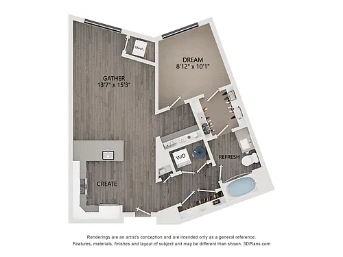 Floor plan A1002