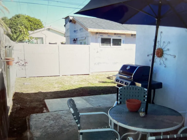 Outdoor Patio with Gas Grill