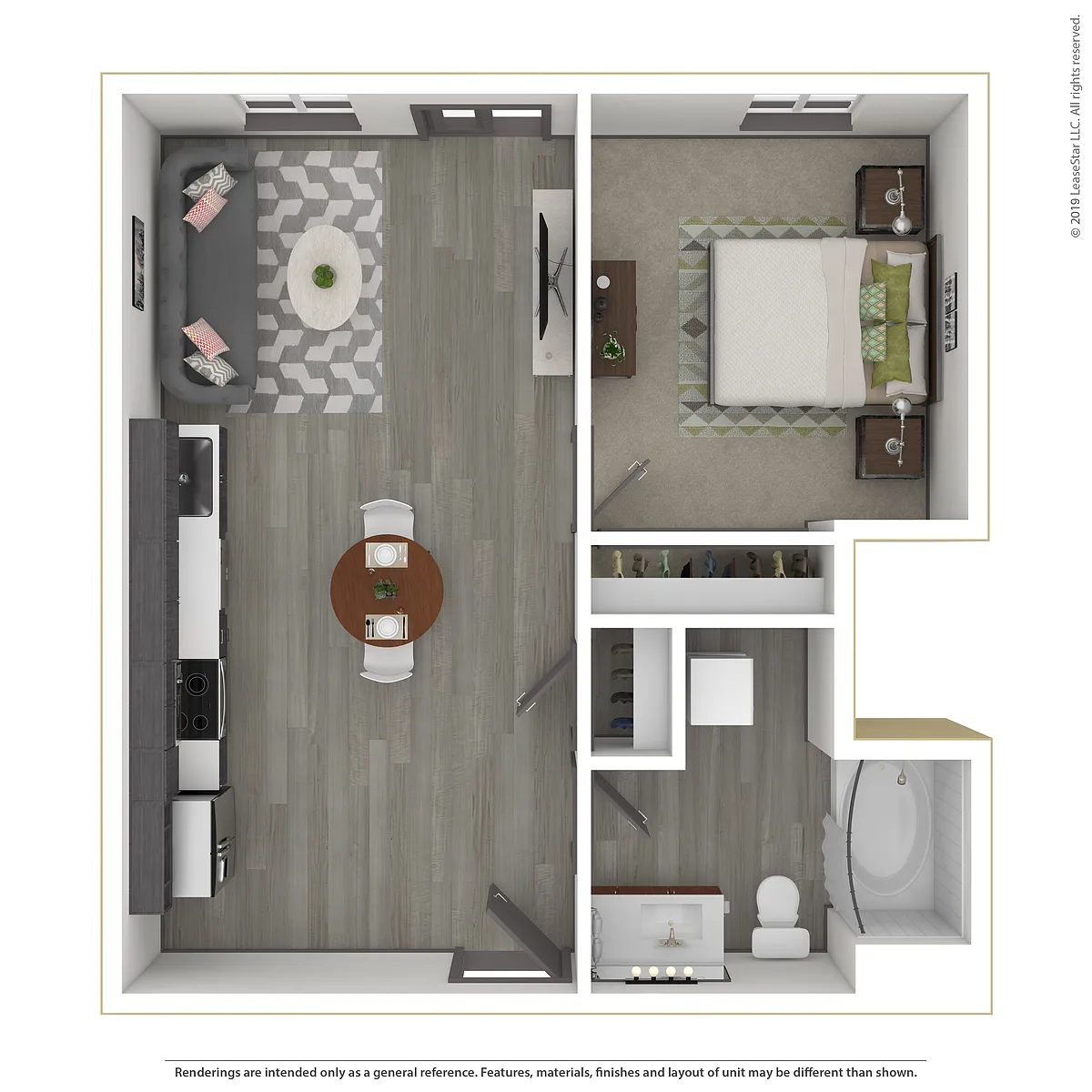Floor plan Landing D