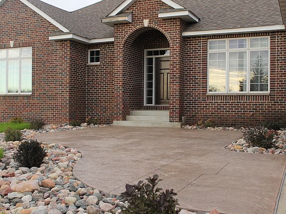 Beautiful stamped patio