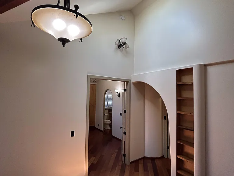 Entrance to master bedroom (open double doors)