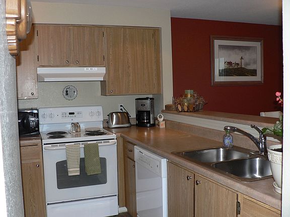 Kitchen has newer appliances.