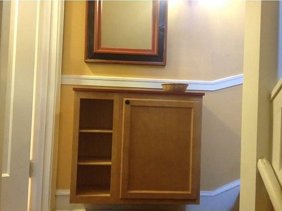 Hallway storage/mirror