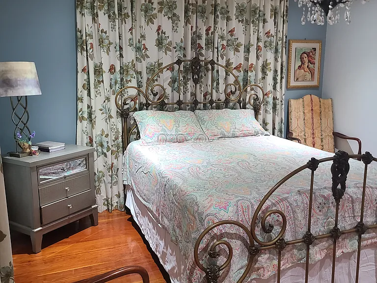 Master bedroom in the top floor could fit a king sized bed
