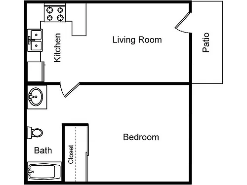 Floor plan The Carson