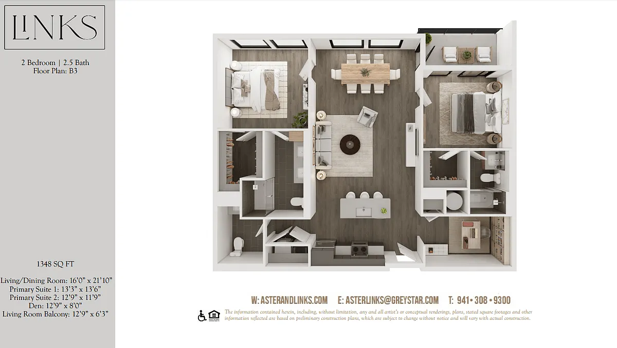 Floor plan Links B3