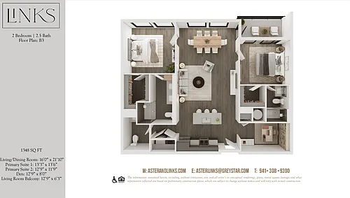 Floor plan Links B3