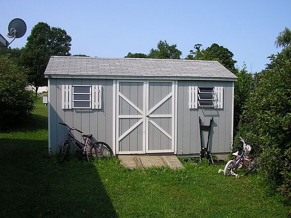 shed, big enough for 2 ATVs!