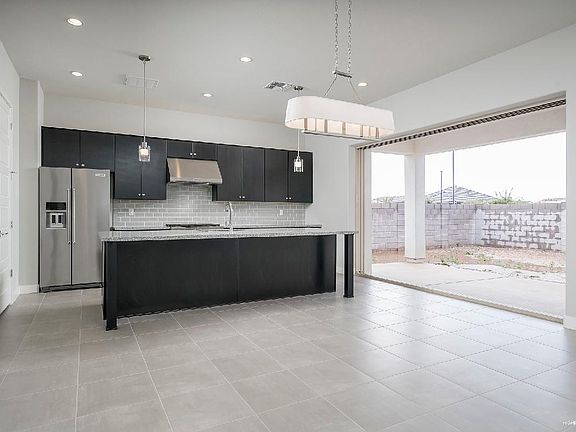 Beautiful kitchen with multi-slide pocket door
