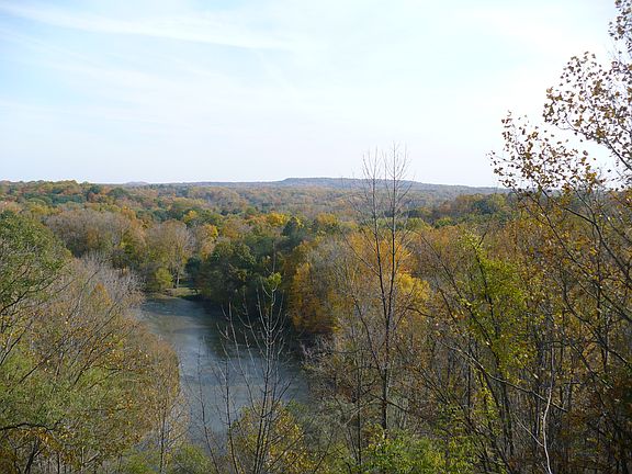 View of glen from
River rd.