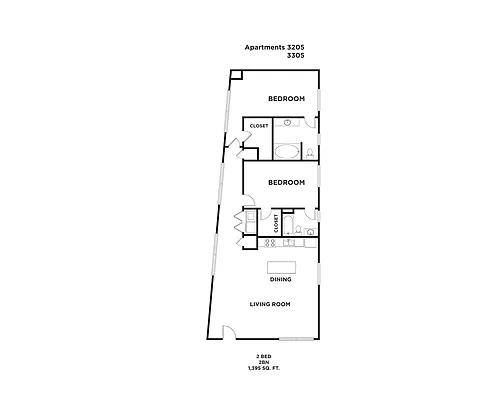 Floor plan 2BN