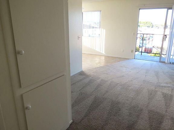 Hallway Storage and Living Area