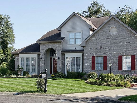 Front showing side garage