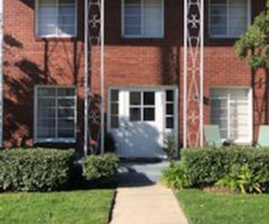 Entrance to building. Apartment 1 is on the left down stairs.