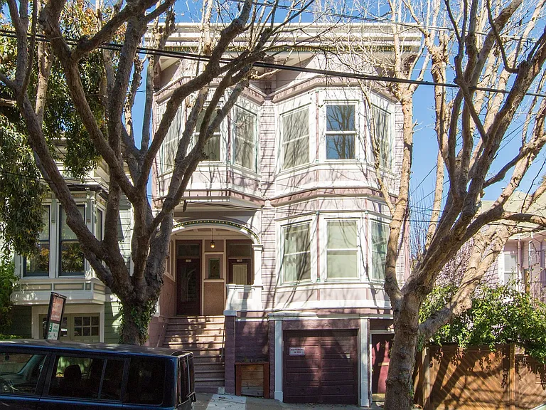 Top floor unit, tree lined street. Garage provided with unit. Street parking is easy.