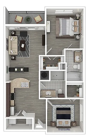 Floor plan Misting Falls