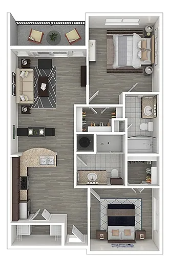 Floor plan Misting Falls