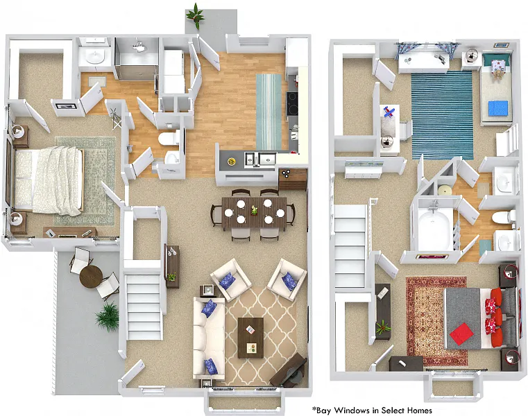 Floor plan Biltmore Townhome