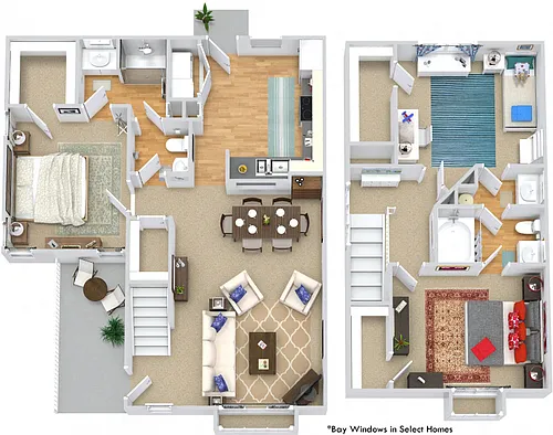Floor plan Biltmore Townhome