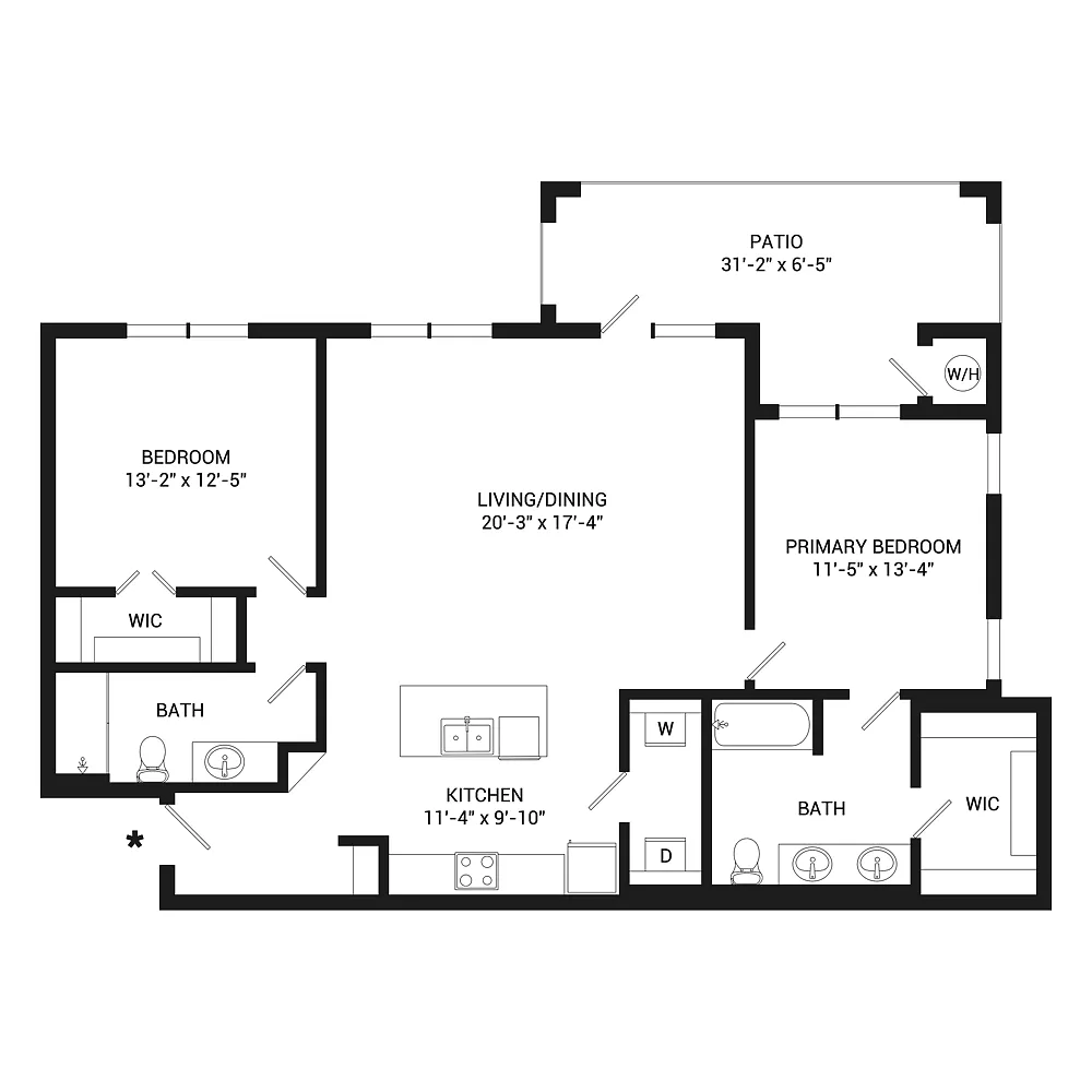 Floor plan Lockhart