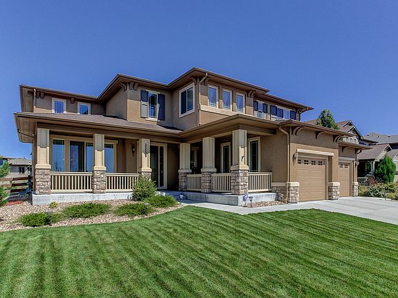 Wraparound front porch