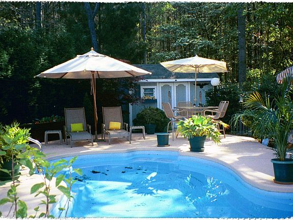 Private Backyard With In-Ground Pool