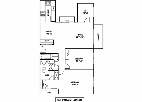 Floor plan Elm