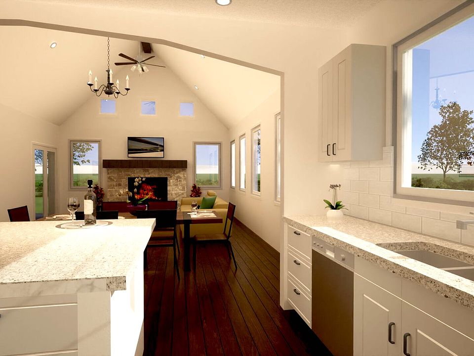 Abbey Plan D Fourplex Plan, The Abbey at Coffee Creek, Edmond, OK