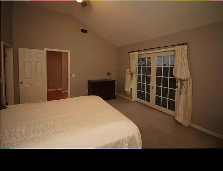 The master bedroom
