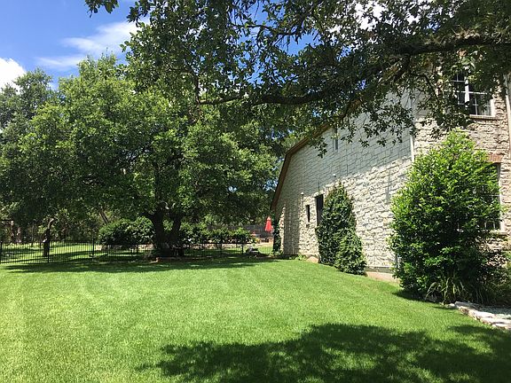 Sideyard and Oak Patio