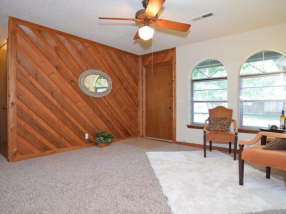 Arched Windows and Decorative Wall