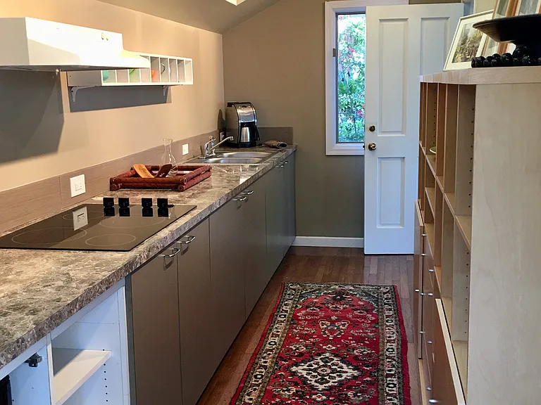 Skylight over entire Kitchen Galley