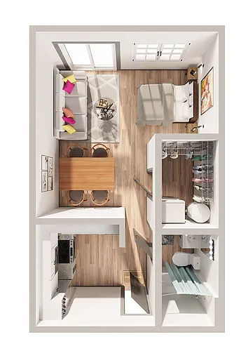 Floor plan S1F