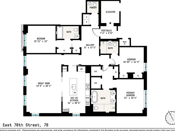 2nd image of 150 E 78th St #7B
