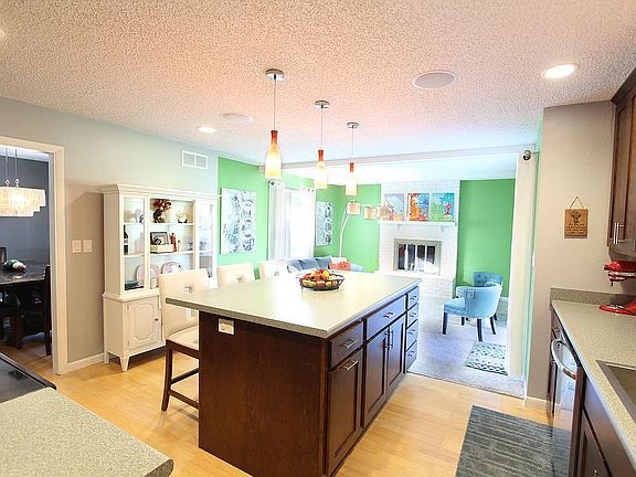 Kitchen with island