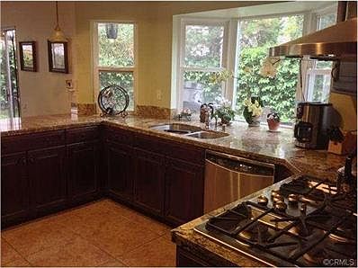 Kitchen with Bay Window & View