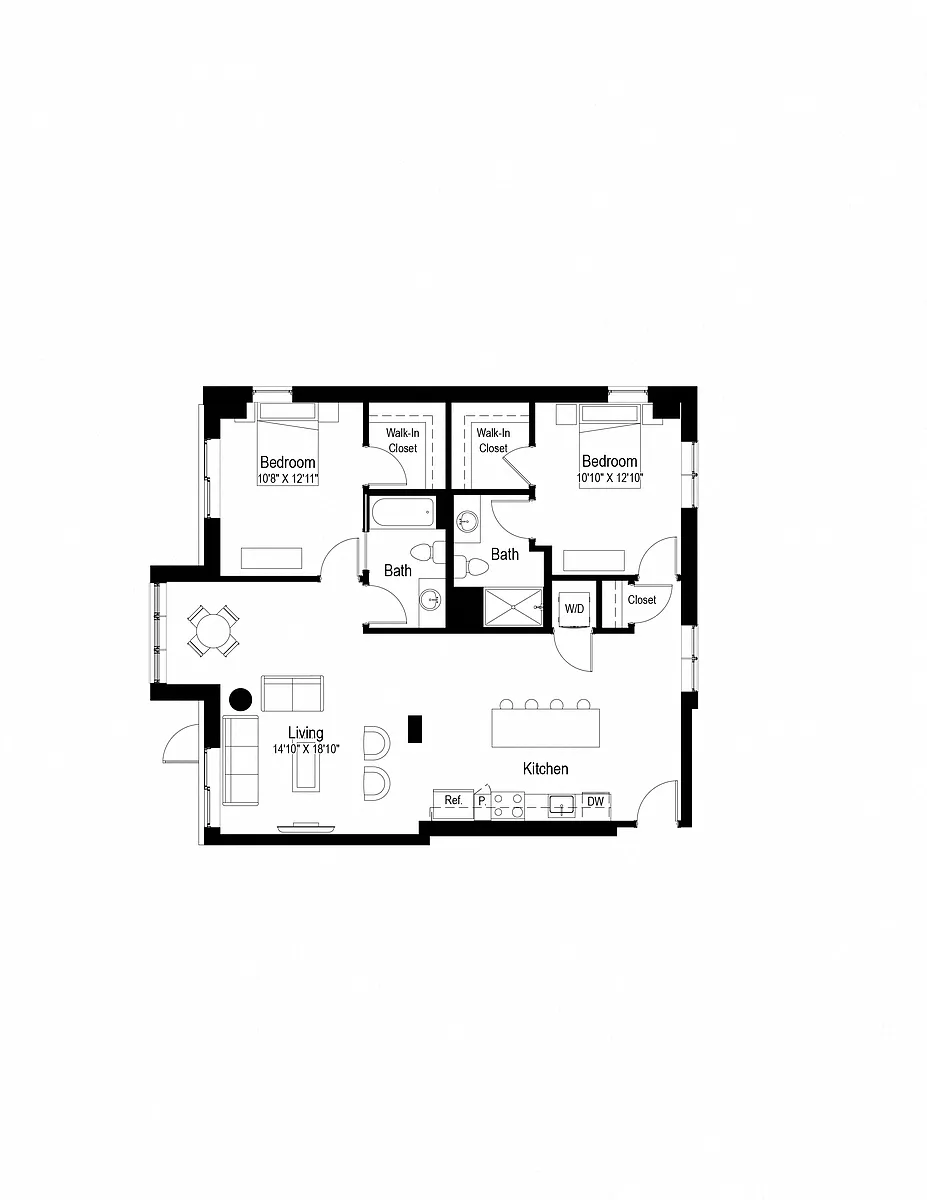 Floor plan B10B