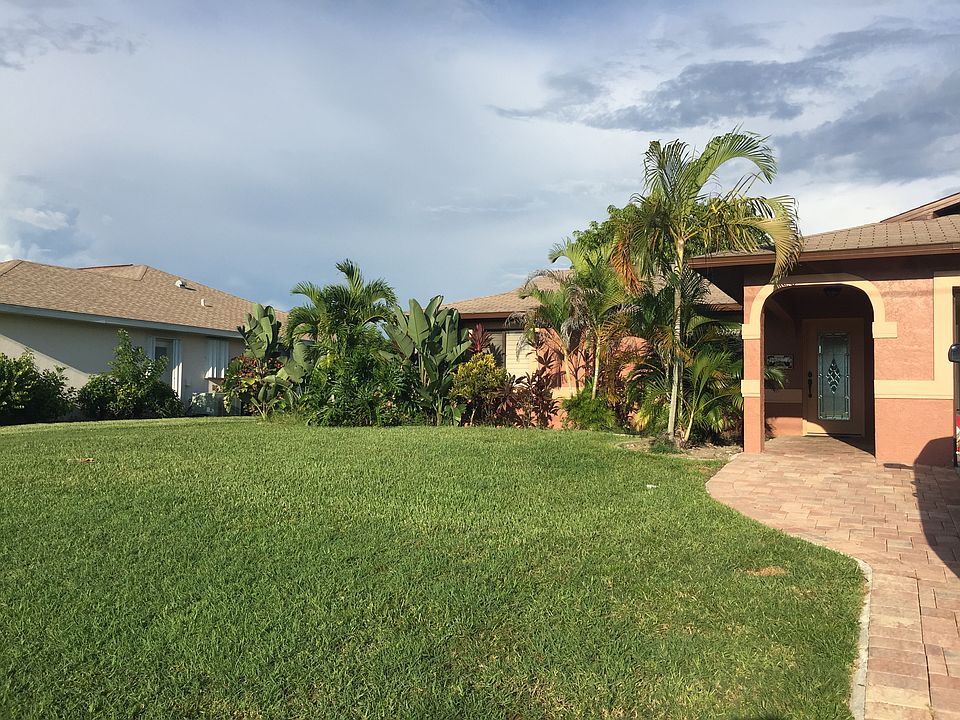 Updated front yard