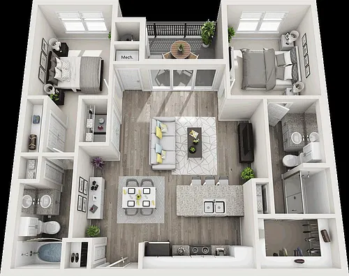 Floor plan The Cash