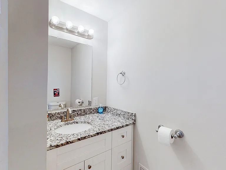 Main level shared bathroom