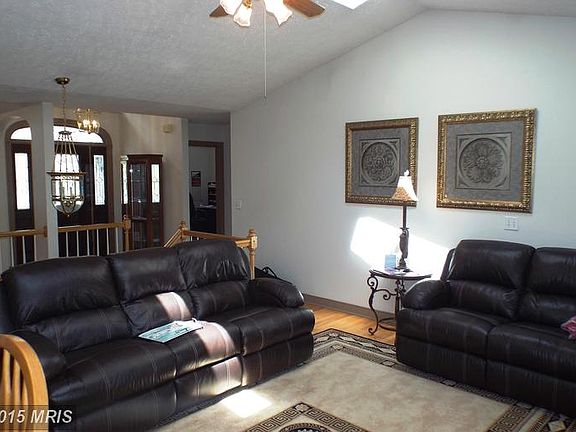 Living Room with sky lights