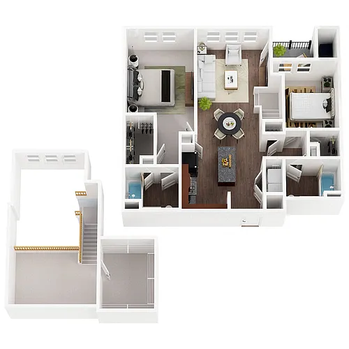 Floor plan B2-1L | Loft