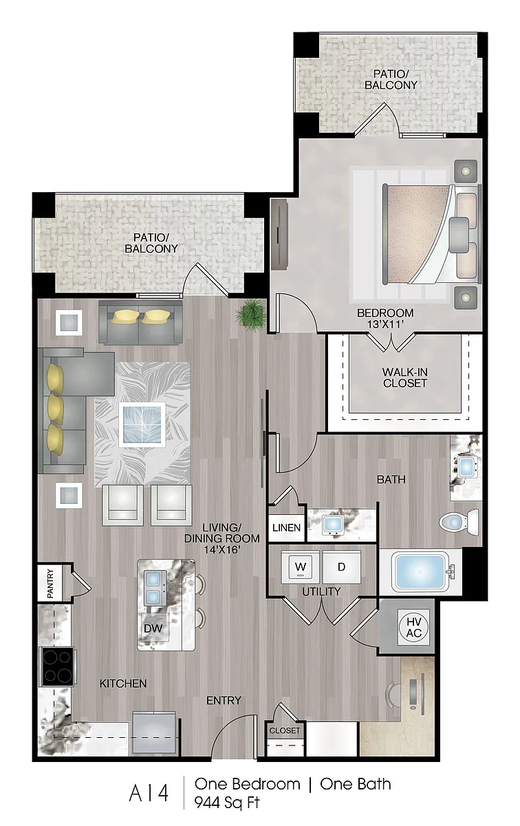 Floor plan A14
