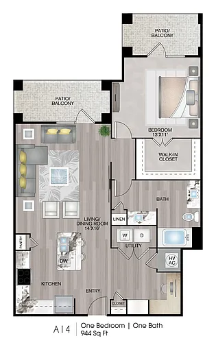 Floor plan A14