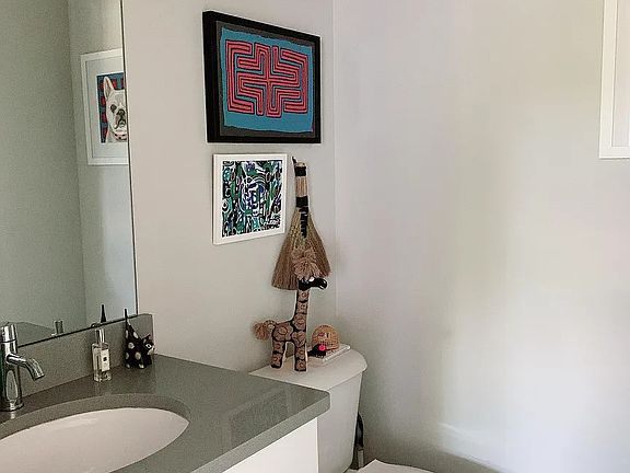 Half bath (second floor)