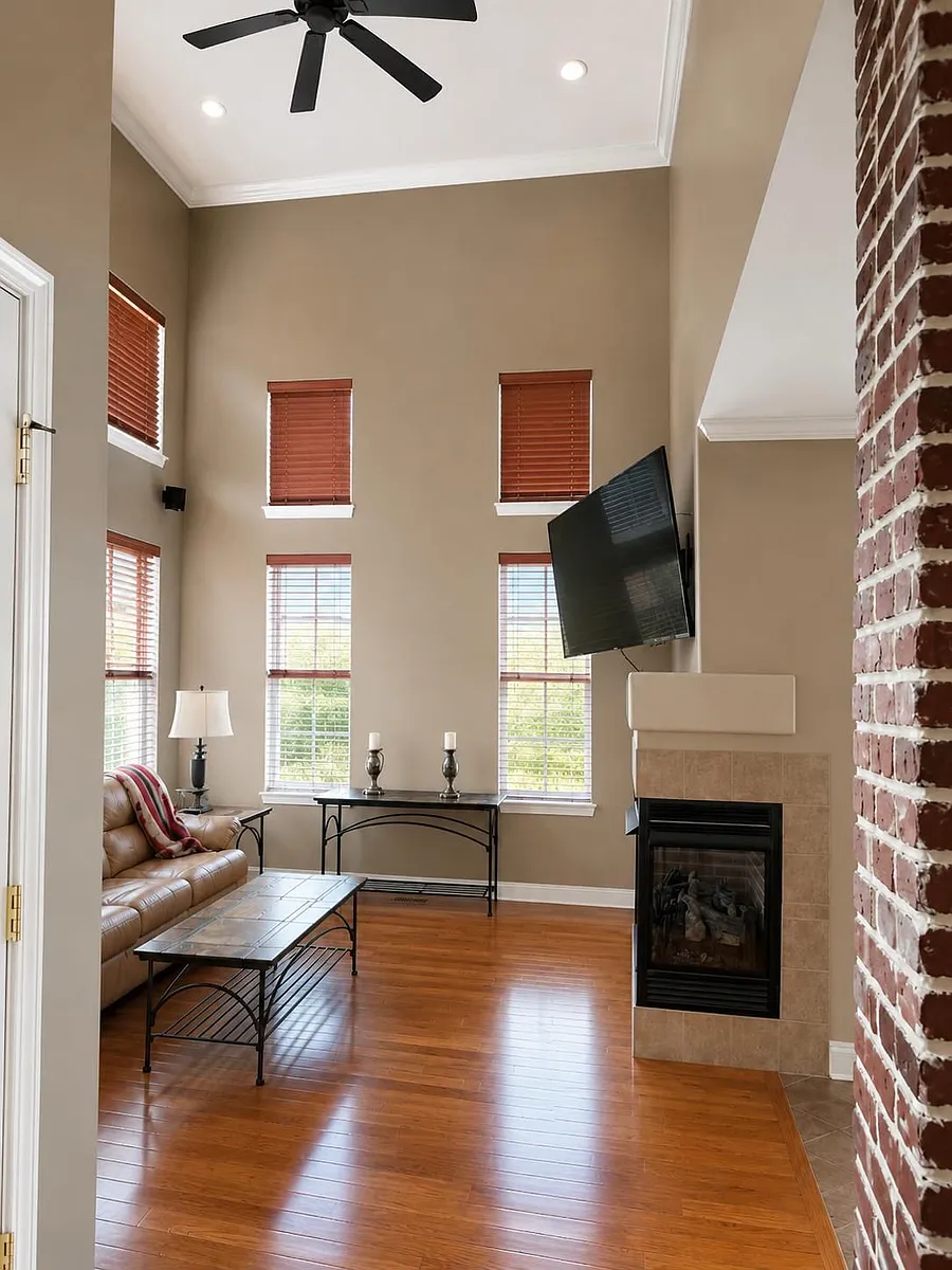 From the foyer view of the living room - 181 Remington Dr