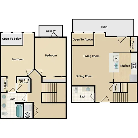 Floor plan Townhouse C