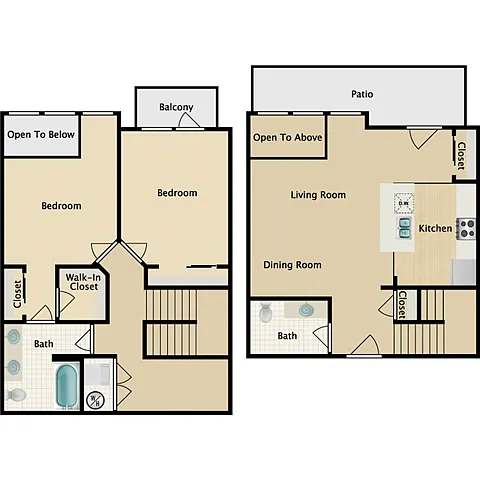 Floor plan Townhouse C