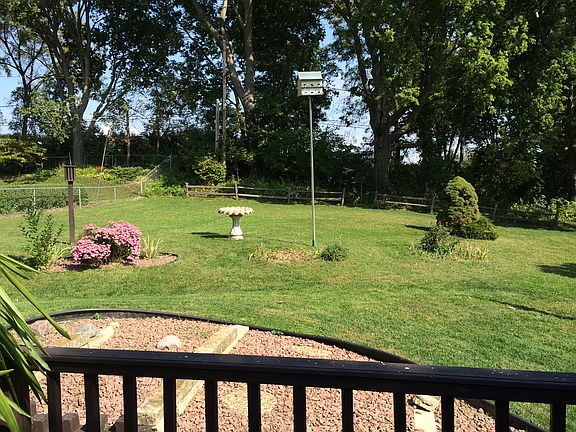 Large fenced yard