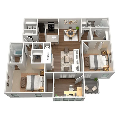 Floor plan B3 - Northside